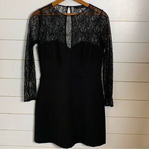 Zara Little Black Dress Lace Cocktail party womans size large